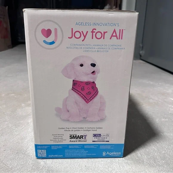 Joy For All Golden Pup Companion Pet Interactive Plush Dog - Picture 3 of 5